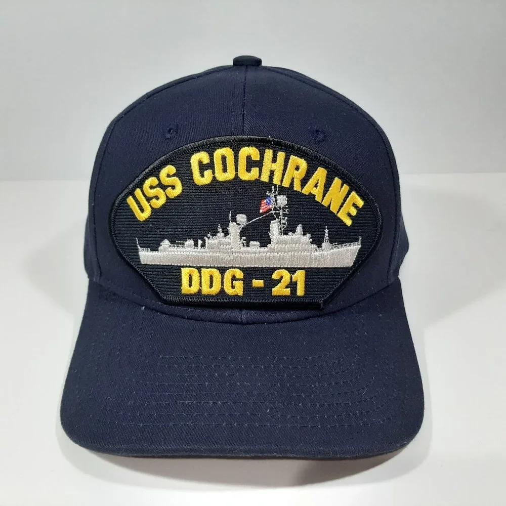 U.S. Navy USS Cochrane DDG-21 Men's Cap Hat  Navy